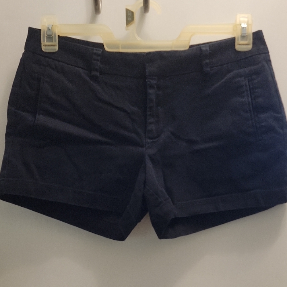 a.n.a Blue Bermuda Shorts Classic Cotton Blend